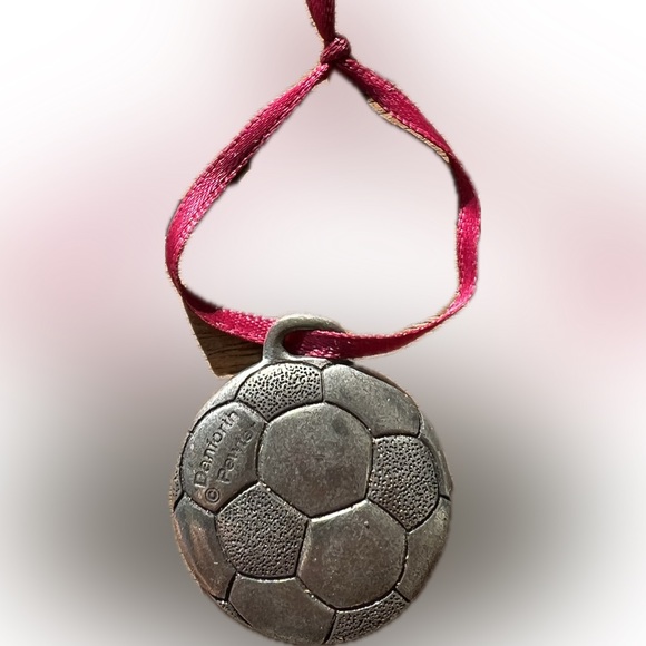 Danforth Pewter Soccer ball ornament - Picture 2 of 2